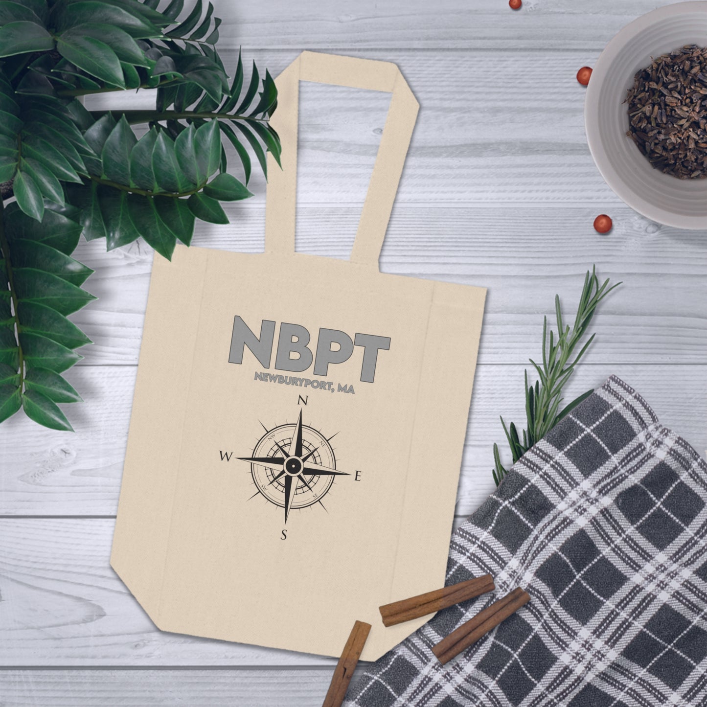 Newburyport Wine Tote Bag