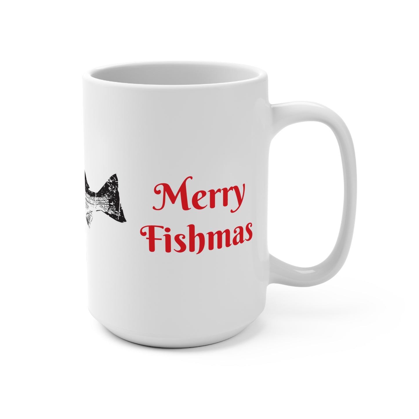 STRIPER MERRY FISHMAS 15oz MUG