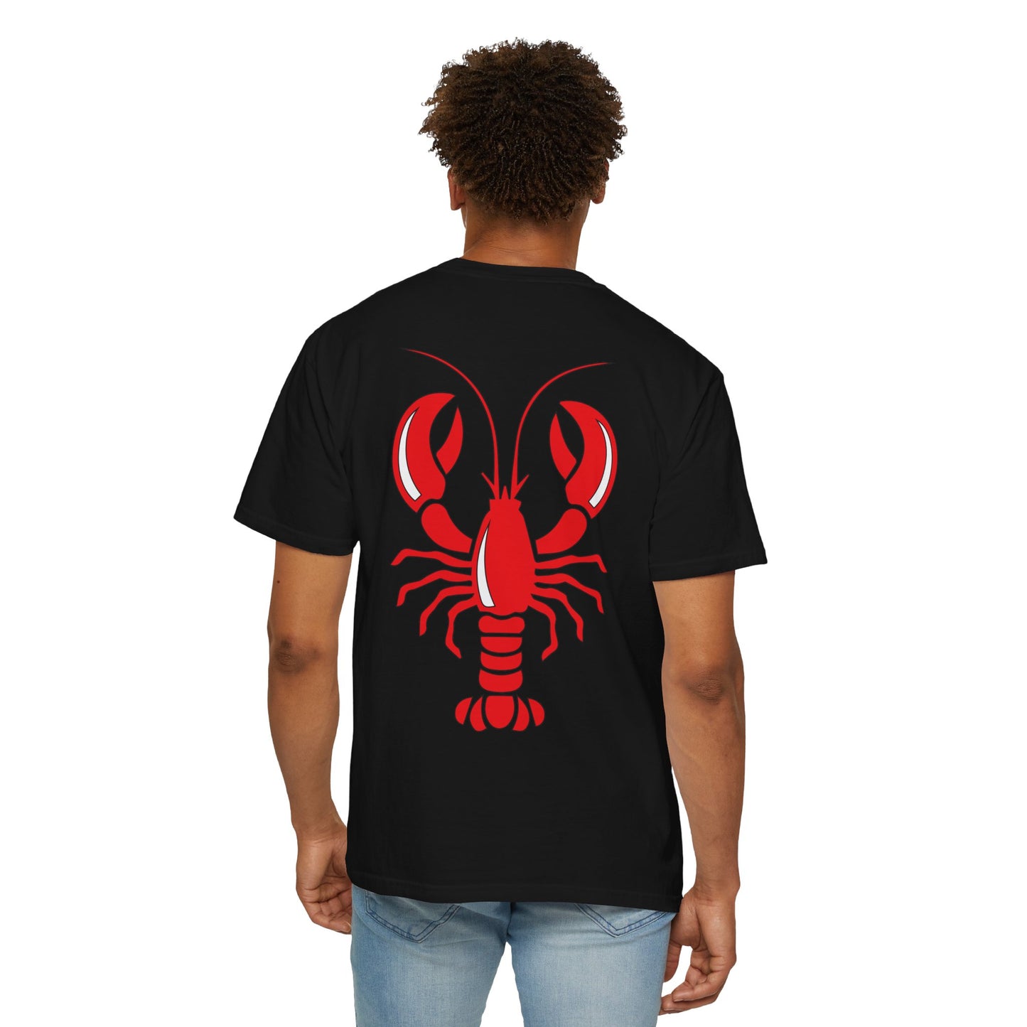 Lobster Boat T-shirt, Nautical Tee, Unisex Garment-Dyed Shirt, Men's Women's Top, Ocean Lover Gift, Summer Fashion