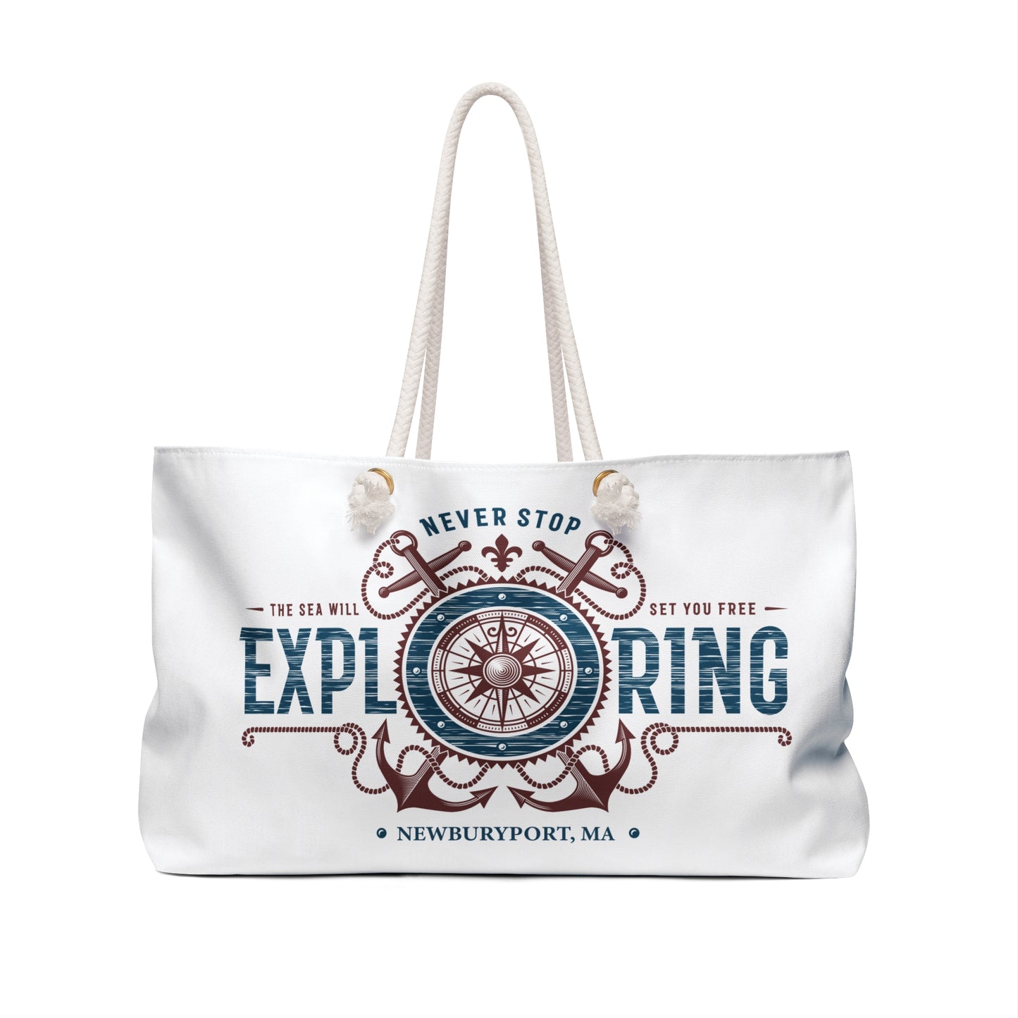 NEVER STOP EXPOLORING Weekender Bag