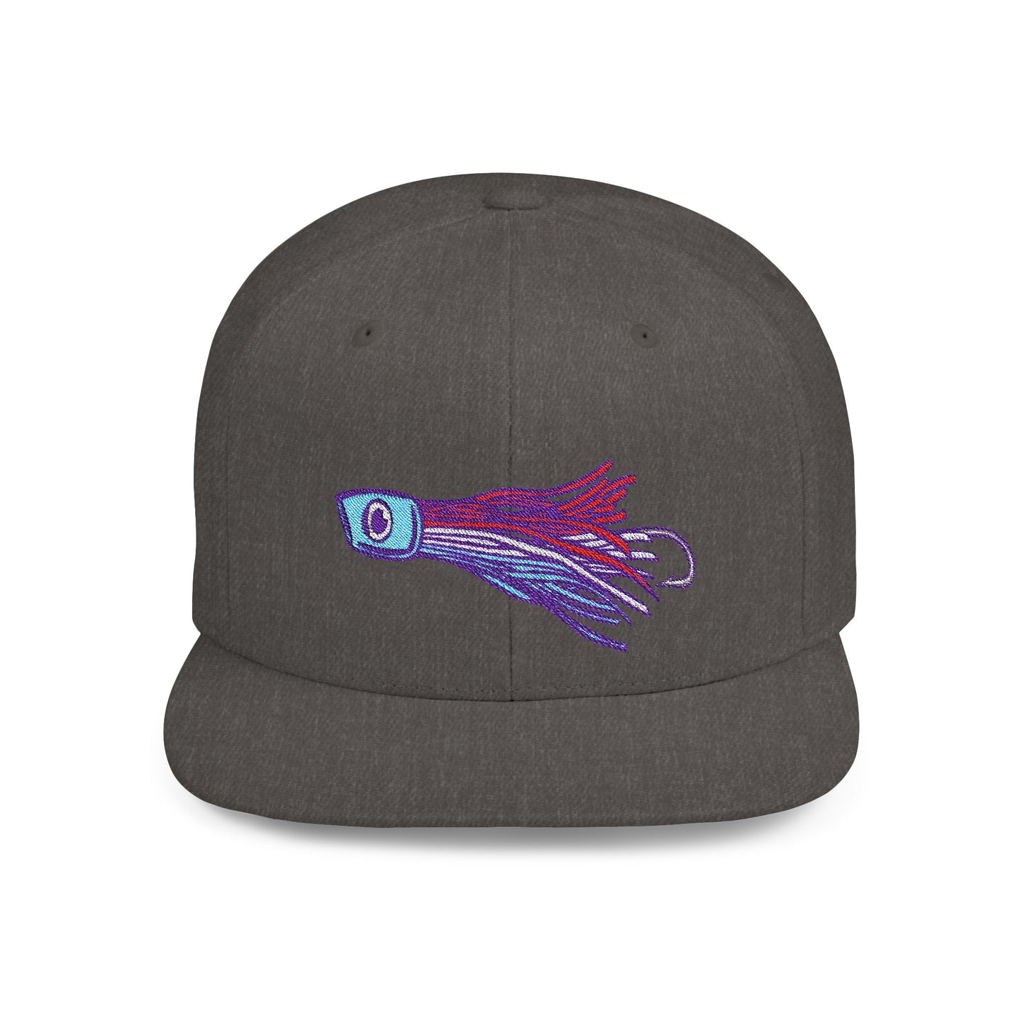 Flat Bill Snapback Chugger Head Hat