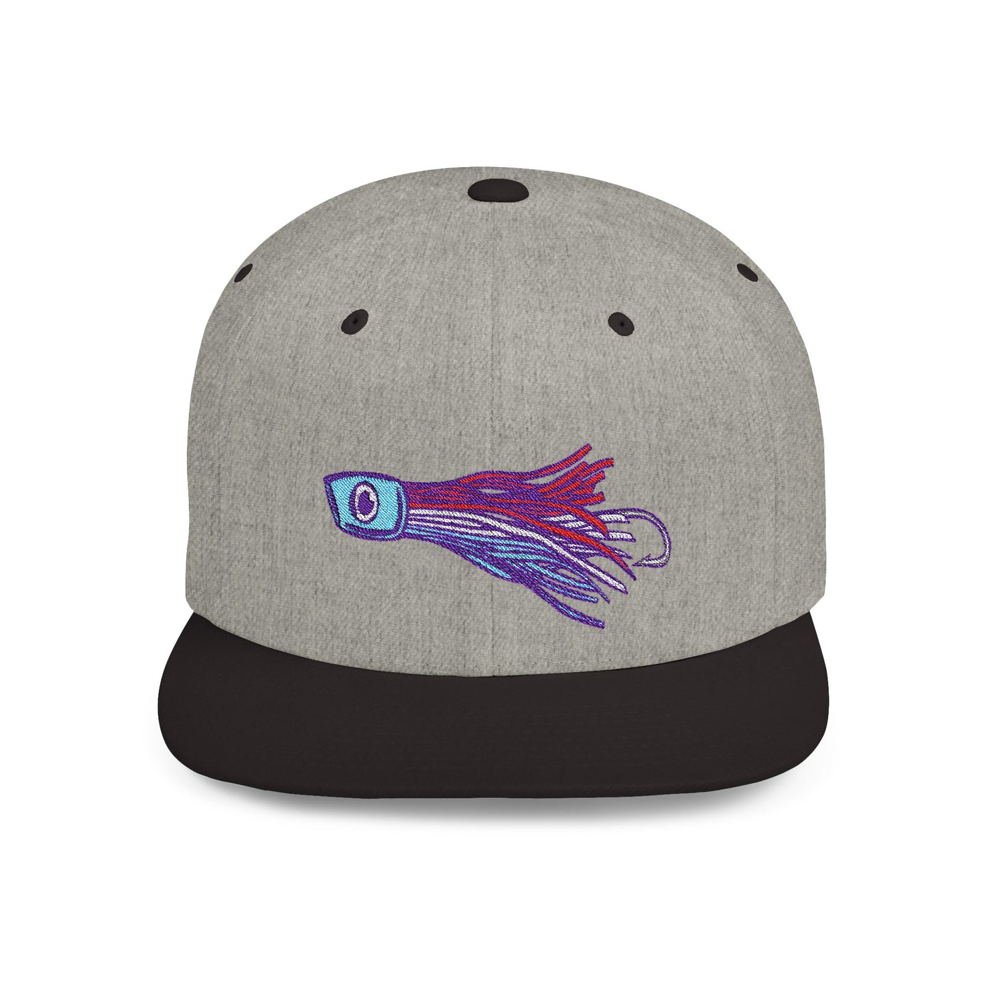 Flat Bill Snapback Chugger Head Hat