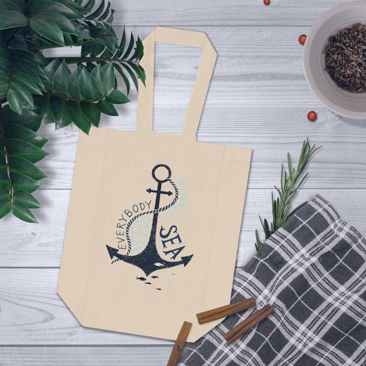 Vitamin Sea Wine Tote Bag