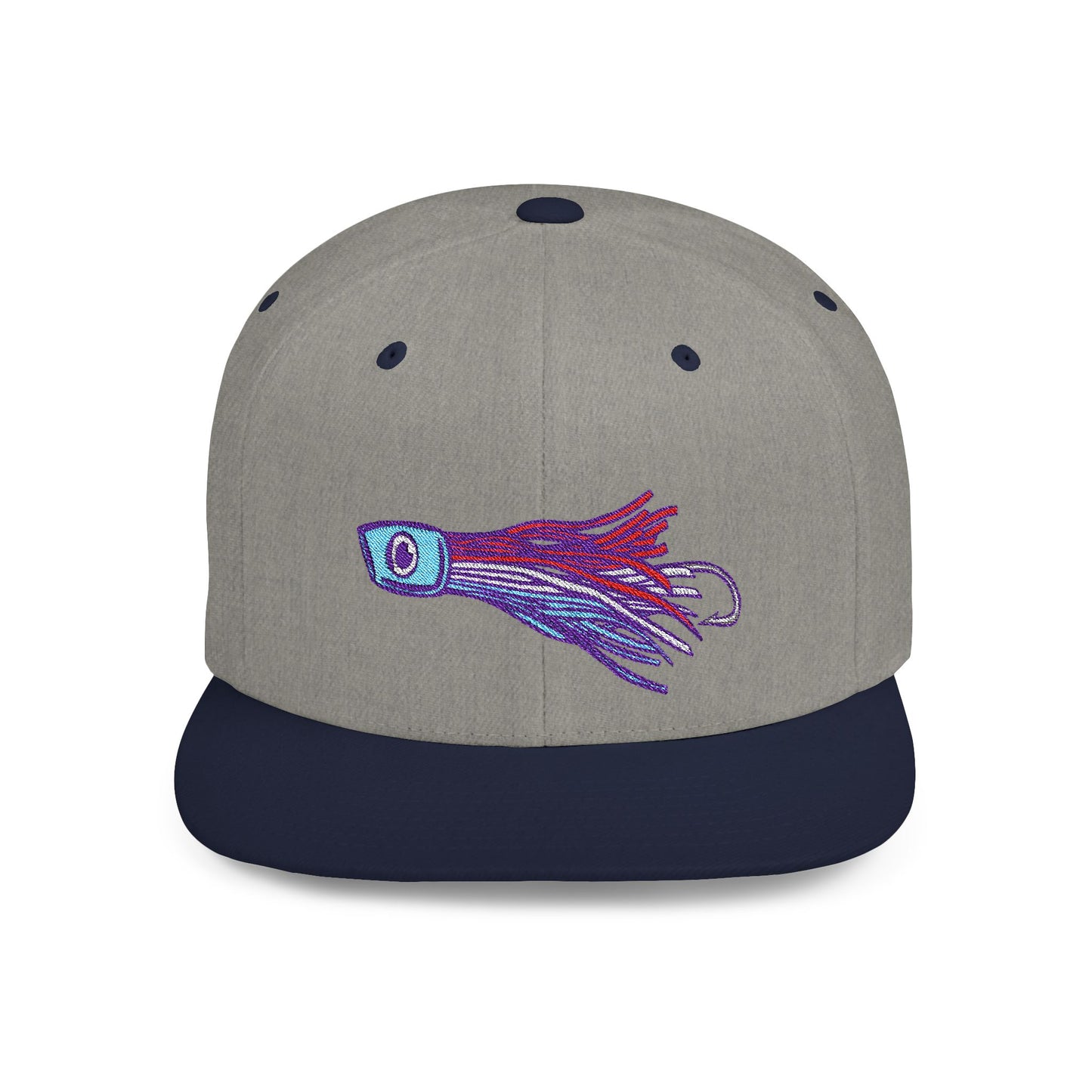 Flat Bill Snapback Chugger Head Hat