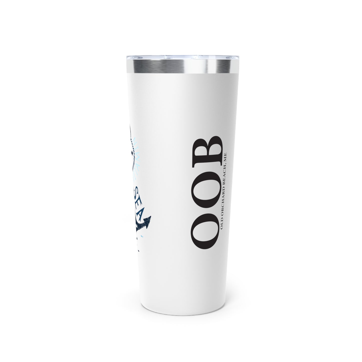 NEVER STOP EXPLORING "OOB" Copper Vacuum Insulated Tumbler, 22oz