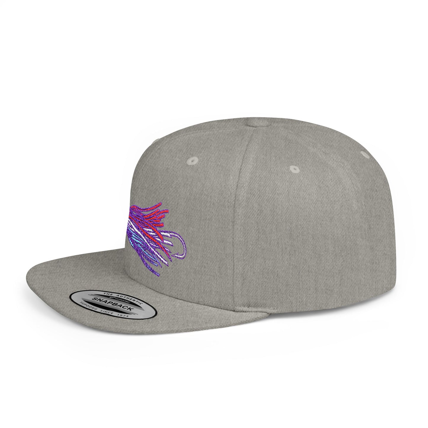 Flat Bill Snapback Chugger Head Hat