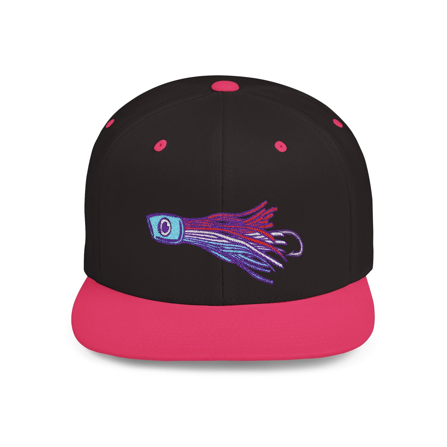 Flat Bill Snapback Chugger Head Hat