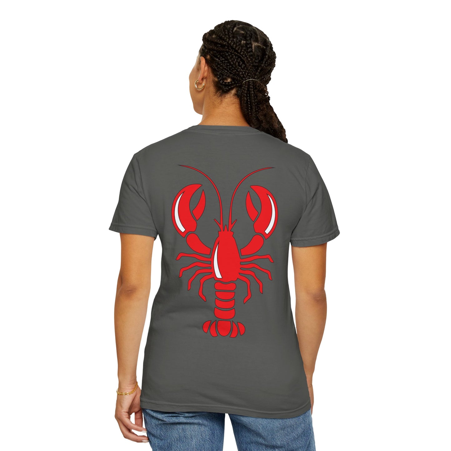 Lobster Boat T-shirt, Nautical Tee, Unisex Garment-Dyed Shirt, Men's Women's Top, Ocean Lover Gift, Summer Fashion