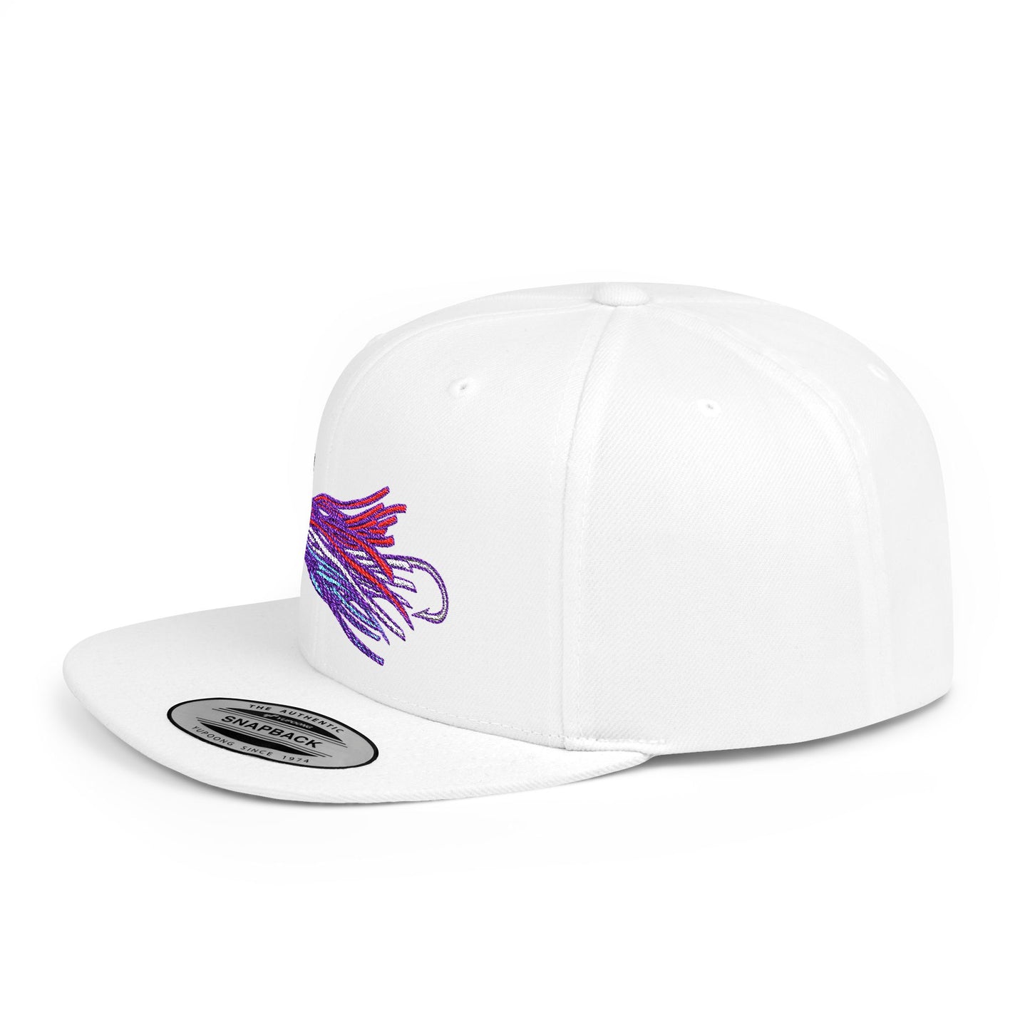 Flat Bill Snapback Chugger Head Hat